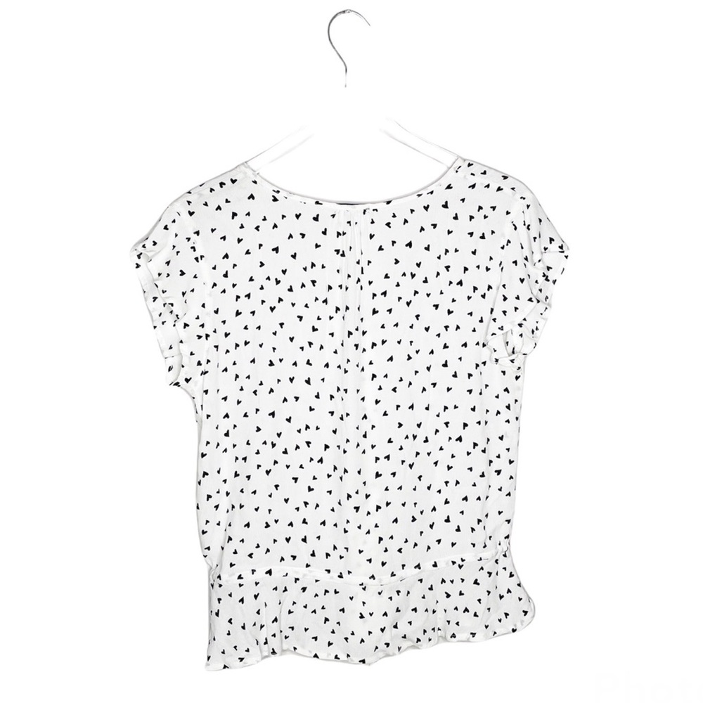 Rails Bretton Heart Print Tie Top - image 3